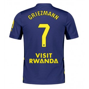 Atletico Madrid Antoine Griezmann #7 Jalkapallovaatteet Vieraspaita 2025-26 Lyhythihainen